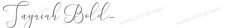Tayninh Bold字体转换